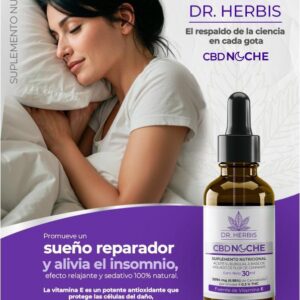 Cbd noche Dr. Herbis, 30 ml